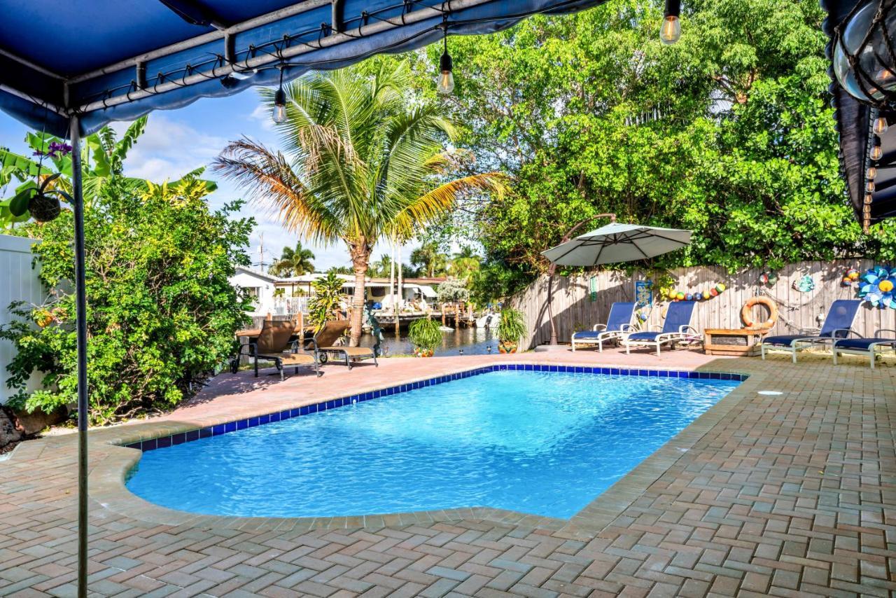 4 Bd Near Beach Spacious Solar Heated Pool Waterfront Home Pompano Beach Εξωτερικό φωτογραφία
