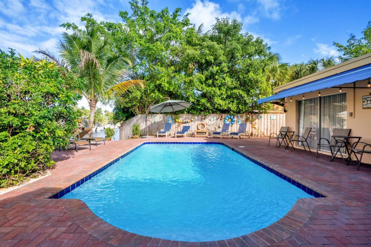4 Bd Near Beach Spacious Solar Heated Pool Waterfront Home Pompano Beach Εξωτερικό φωτογραφία