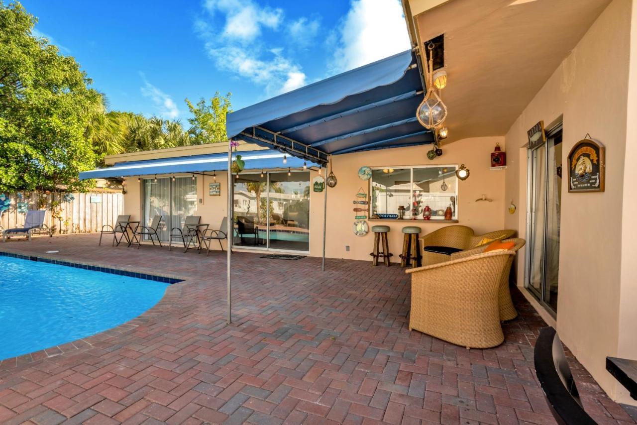 4 Bd Near Beach Spacious Solar Heated Pool Waterfront Home Pompano Beach Εξωτερικό φωτογραφία