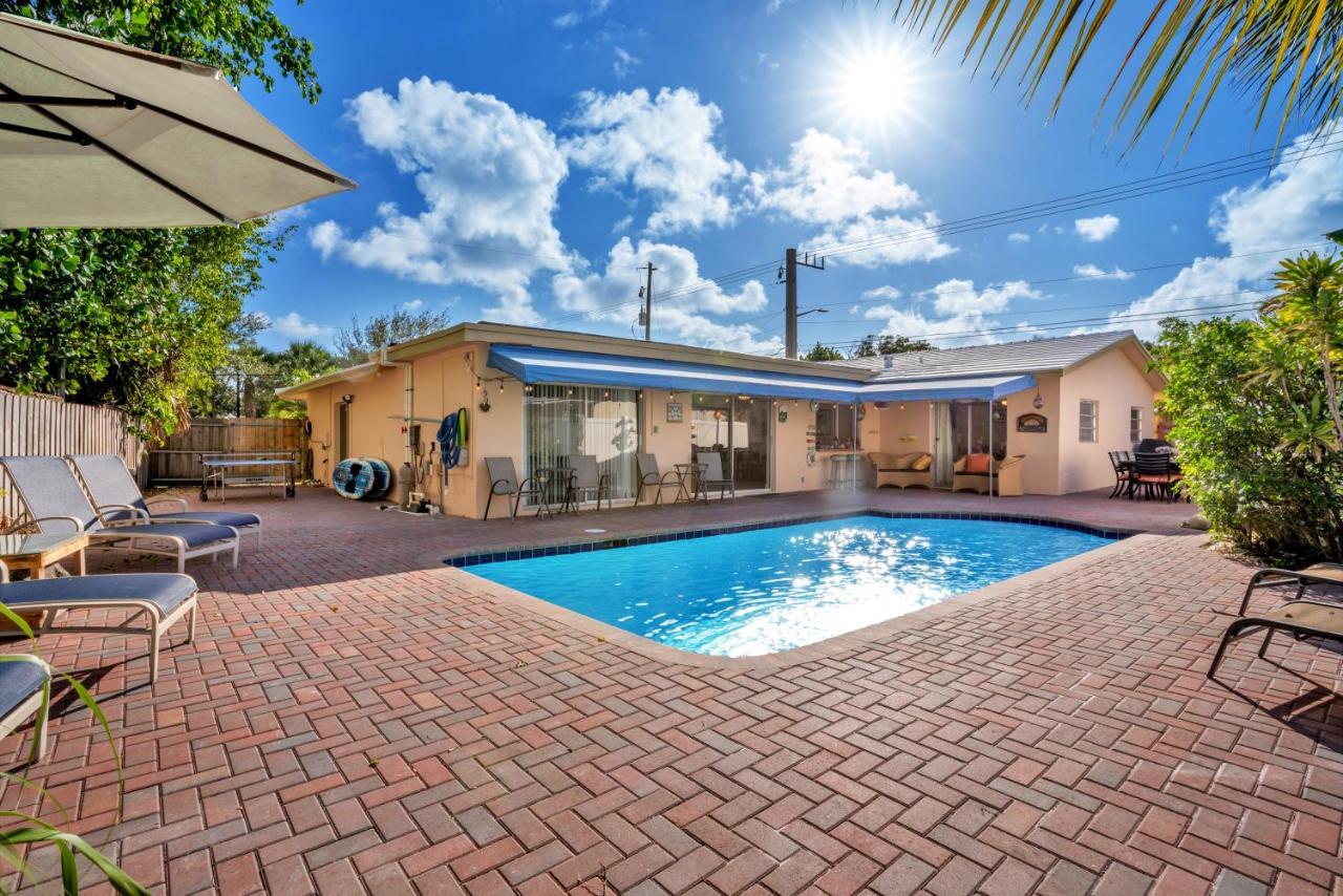 4 Bd Near Beach Spacious Solar Heated Pool Waterfront Home Pompano Beach Εξωτερικό φωτογραφία