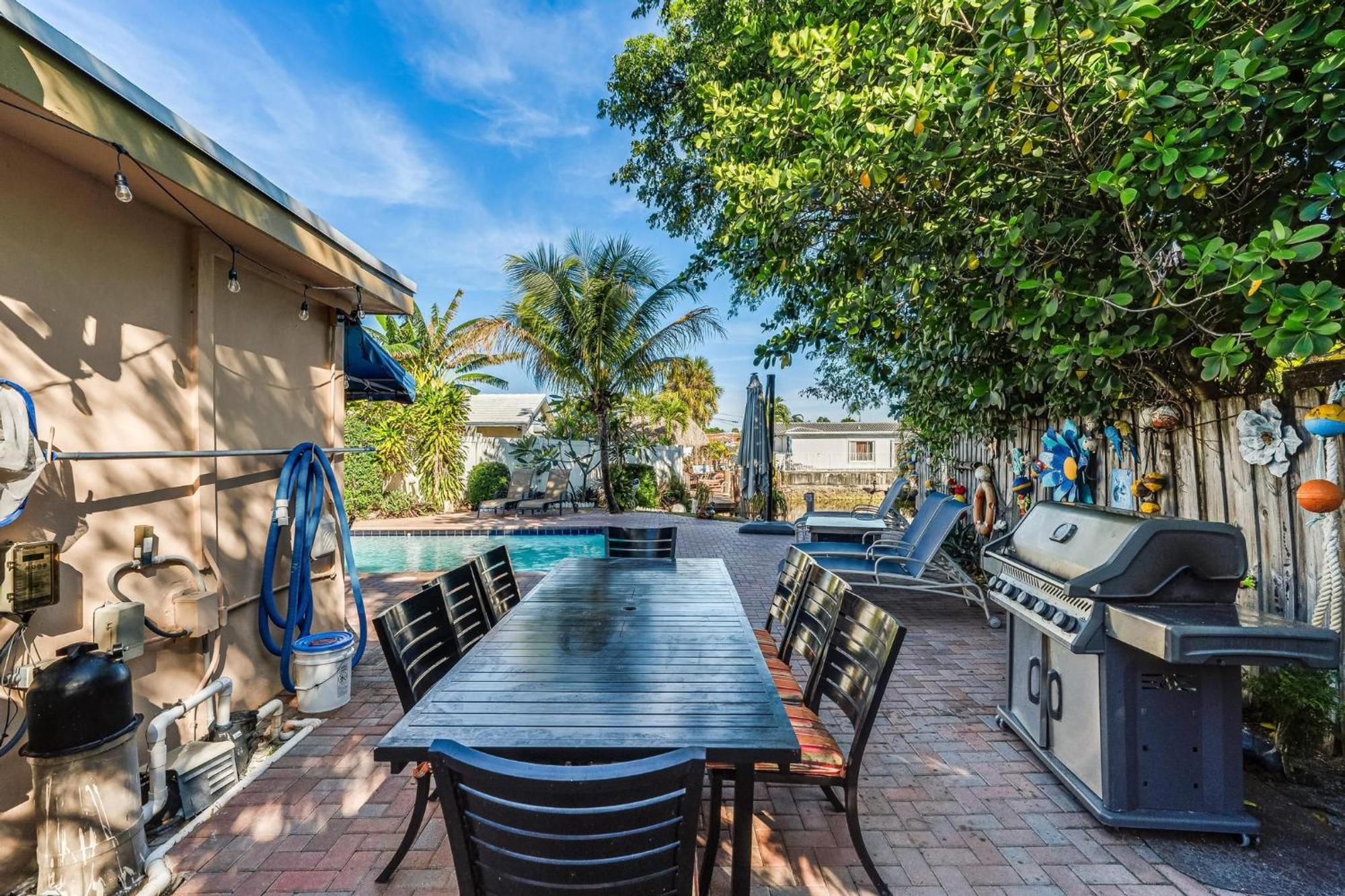 4 Bd Near Beach Spacious Solar Heated Pool Waterfront Home Pompano Beach Εξωτερικό φωτογραφία